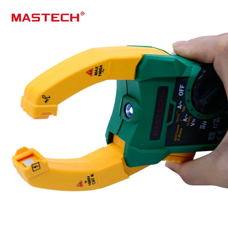 MASTECH MS2015A AutoRange Digital AC 1000A токовые клещи True RMS мультиметр Частота с бесконтактным детектором напряжения