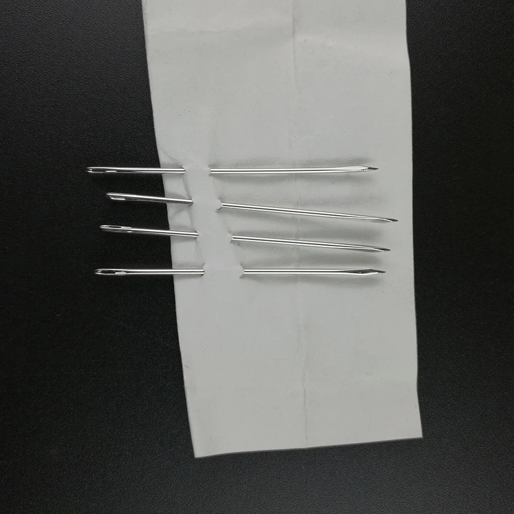 100 шт. швейные иглы для кожи 1 #4 7 см|sewing needles|leather needle sewingneedle sewing |