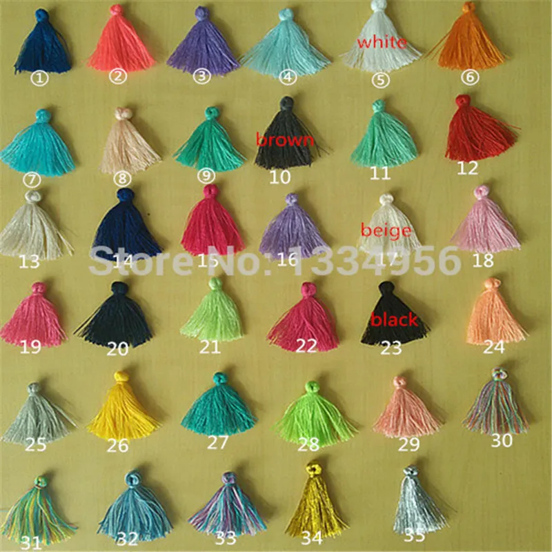 Подвески 10 шт./лот хлопковая кисточка украшение сделай сам Ювелирная фурнитура