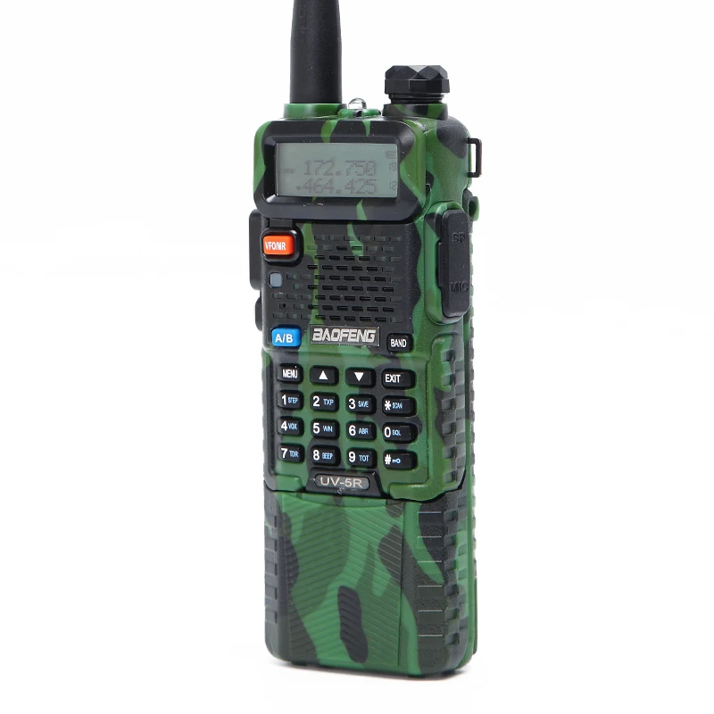 2 шт BaoFeng UV-5R с 3800 мАч длинный литий-ионный аккумулятор двухдиапазонный 136-174 и 400-520 МГц UV5R двухстороннее радио
