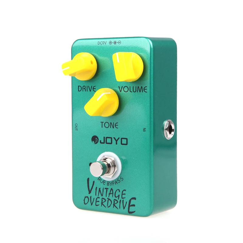 Joyo JF-01 Vintage Overdrive Guitar Effect Pedal True Bypass Minimize Tone Loss With an Updated JRC4588 Chip |
