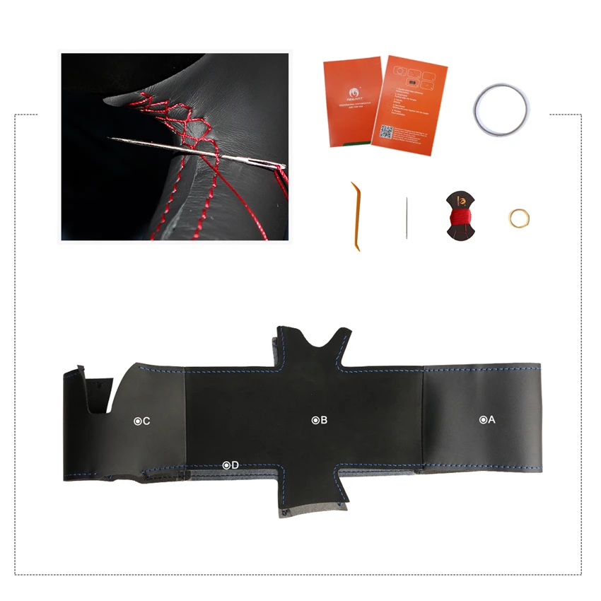 Чехол рулевого колеса автомобиля MEWANT из натуральной кожи для Toyota Prius 30(XW30) 2009 2015