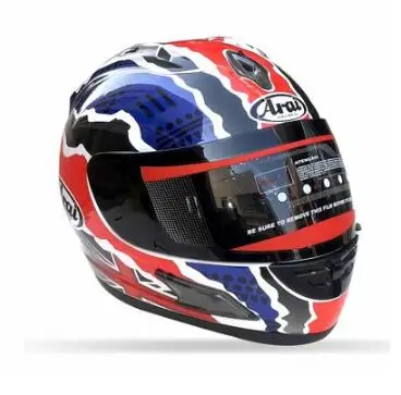 Мотоциклетный шлем полный шлем arai мотоциклетный полный шлем сертификации ECE синий, Capacete - Цвет: 1