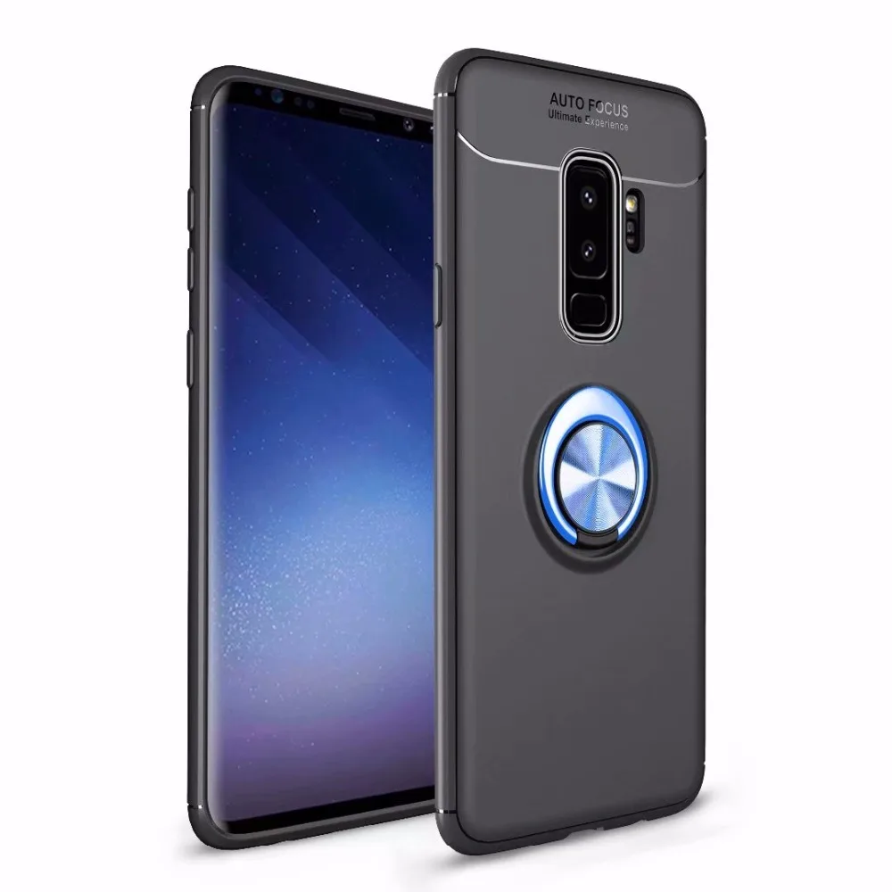Для Samsung Galaxy S20 Ultra S10 S8 S9 Plus чехол подставка Магнитный кронштейн палец кольцо Броня