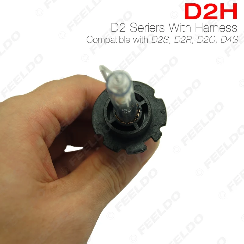 FEELDO 2 шт 35W D2H HID Ксеноновые лампочки совместимы с D2S/D2R/D2C/D4S для модернизации #