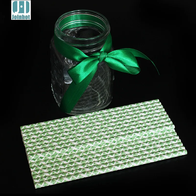 Зеленая бумага для напитков набор из 25 штук свадьбы дня рождения бара паба