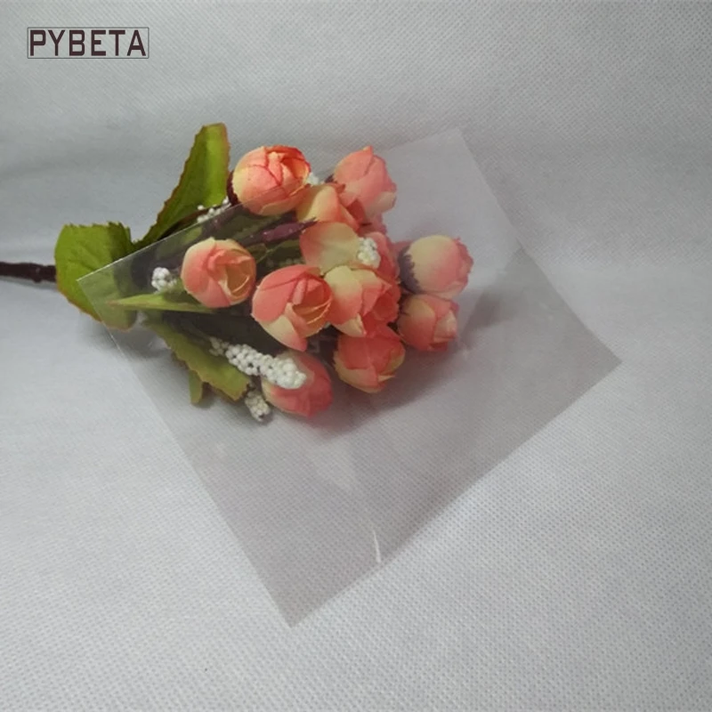 500 шт./партия-9*12,5 см красочные чистый целлофан конфеты шоколада упаковочная Бумага DIY Инструменты для выпечки Еда упаковка