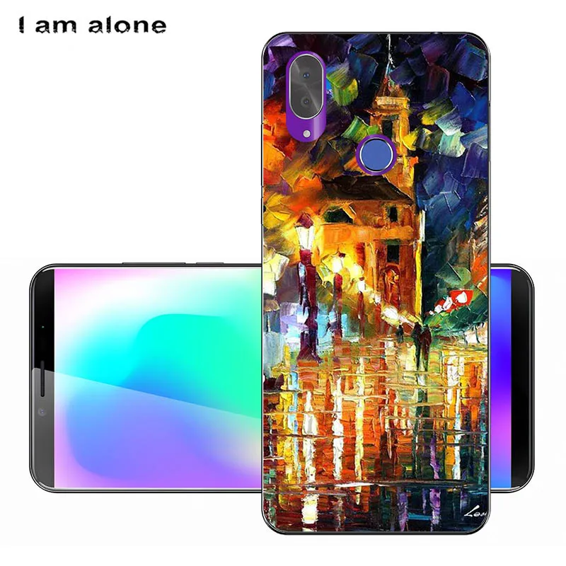 Solf TPU W40 Чехлы для телефонов I am alone, для Cubot X19, 5,93 дюйма, мягкие, TPU, для мобильных телефонов, милые, модные, с мультяшным принтом, для Cubot X19, сумки - Цвет: Solf TPU W40