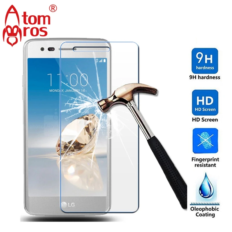 

AtomBros for LG Aristo Ultra-thin 9H Premium Tempered Glass Screen Protector for LG Aristo LV3 5.0" MS210 Protective Film Guard