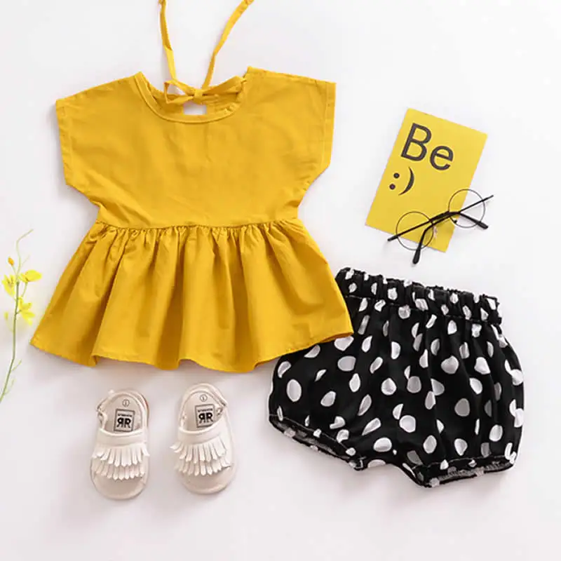 Newborn Baby Bloomers Shorts Boy PP Pants Cotton Triangle Solid Dot Striped Print Toddler Girl Summer Trousers ins | Детская одежда и