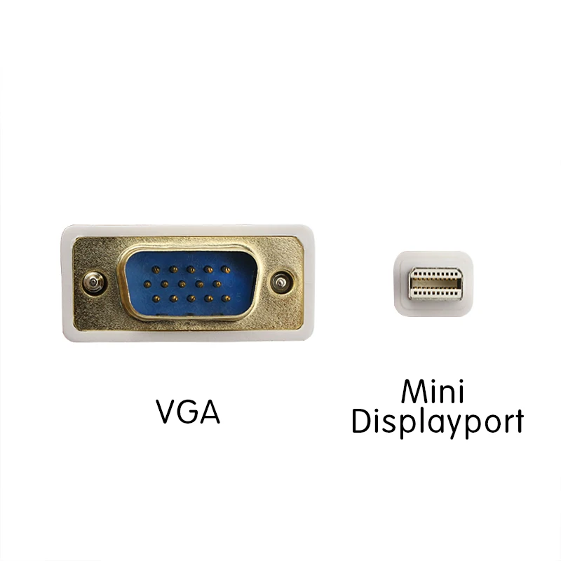 Shchv полный Медь MINI DP TO VGA кабель преобразователя адаптер 1.8 м 1080 P мини Дисплей