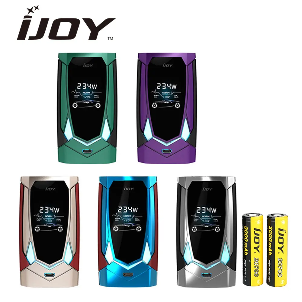 Оригинальный IJOY Avenger 270 234 Вт английский Голосовое управление TC коробка мод с