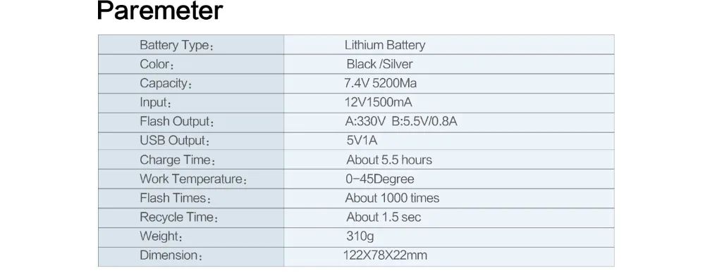 For Sony A7 A7II Camera Flash Yongnuo Pixel or other equipment USB port TD-386 High Quality Flash External Power Battery Pack
