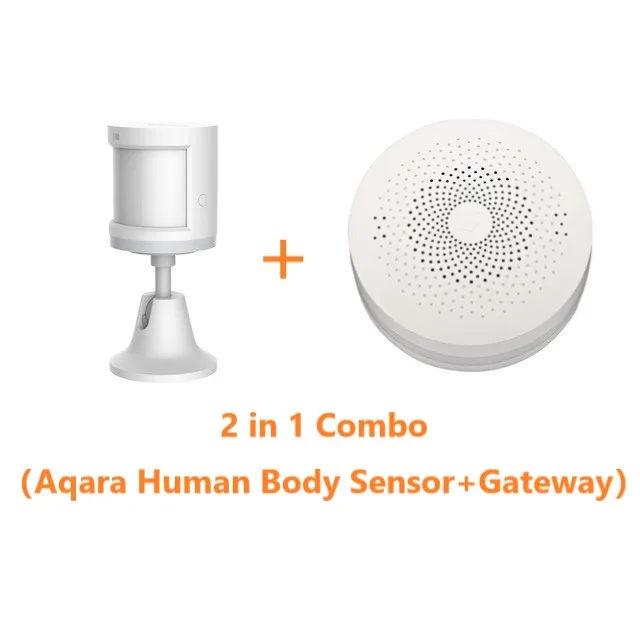 Aqara 2in1 Combo Xiao mi JIA Aqara датчик человеческого тела mi датчик движения версия ZigBee умный дом связь для mi Home приложение беспроводное подключение - Цвет: Aqara 2in1 Combo