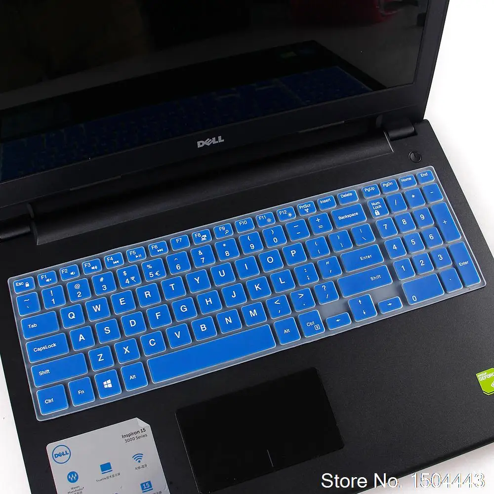Чехол для клавиатуры ноутбука для ухода за кожей кожи Dell Inspiron 15 3000 серии 3559 3558 3543 Ins15E Ins15D 15C 15,6 дюймов - Цвет: blue