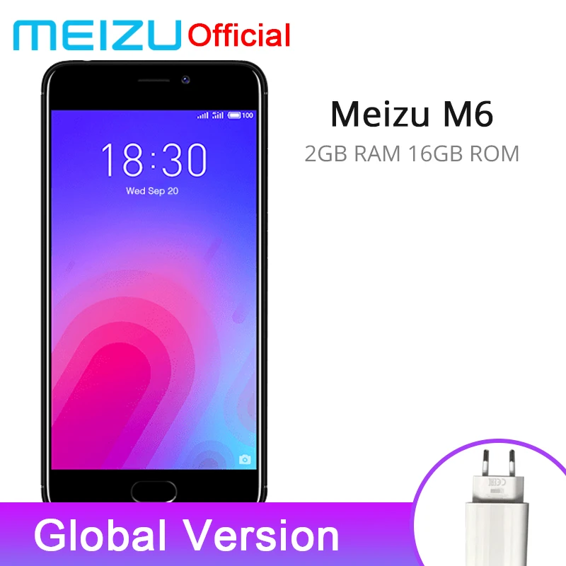 Официальный Оригинал Meizu M6 2 ГБ 16 глобальная версия мобильный телефон четыре ядра