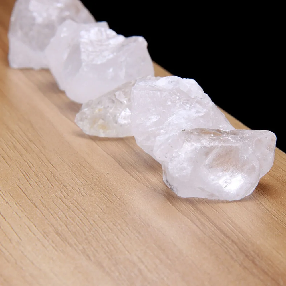 Натуральные необработанные камни 1/2 фунта прозрачные кварцевые минеральные