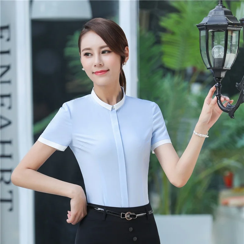 Новый элегантный синий лето 2017 г. узкие модные формальные профессиональные Брюки