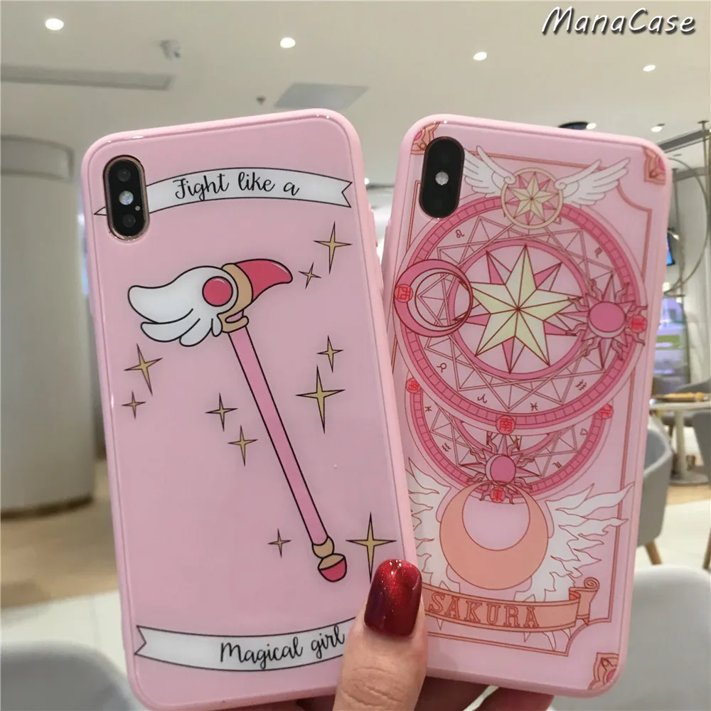 Милый протектор экрана Сейлор Мун чехол для телефона аниме для iPhone 11 Pro Max X XS MAX XR 6 6s 7 8 Plus для задней крышки из закаленного стекла