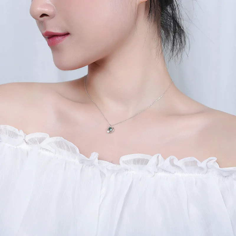 Collier femme argent pendentif планета подвеска колье ювелирные изделия collares joyeria массивное