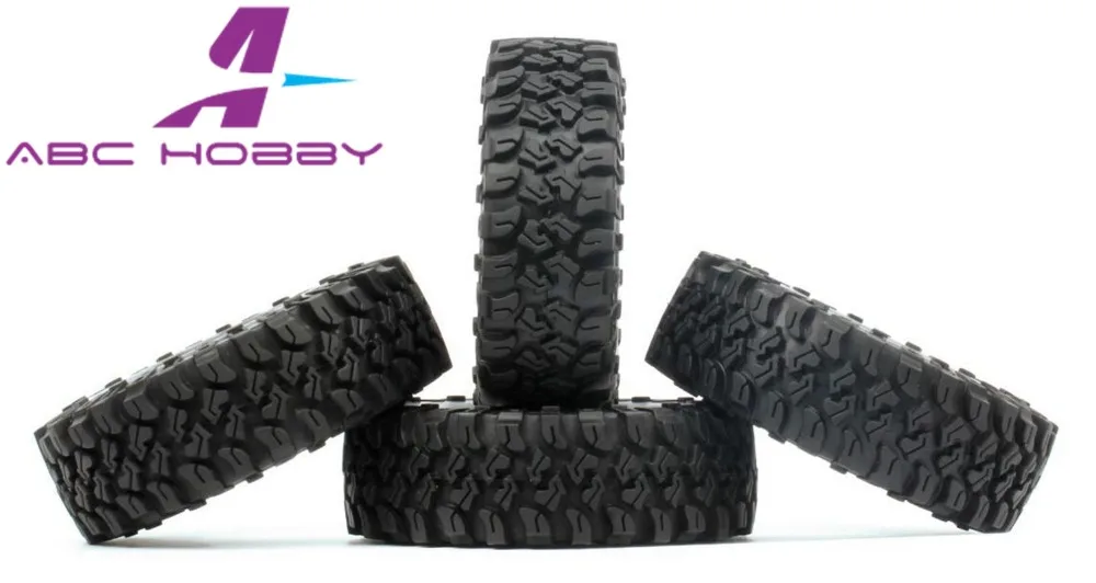 105 мм Рок Гусеничные Шины для 1/10 RC автомобиля CC01 Rc8WD D90 D110 SCX10 1 9 4 шт. tamiya Trx4 осевой