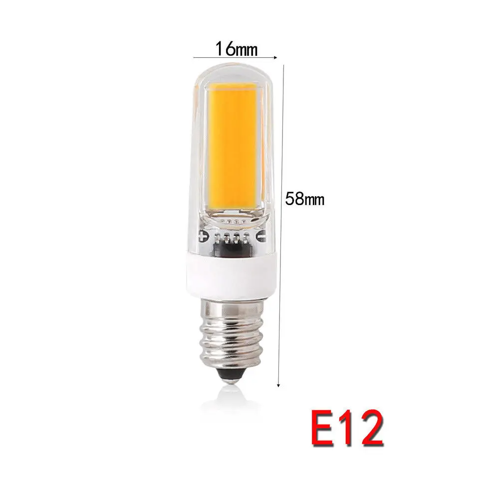 Новая горячая Светодиодная лампа 3 Вт Люстра E12/E14/G4/G9 2609 COB диммируемая AC 110 V/220 V