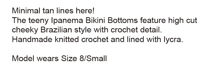 Женский уникальный сексуальный вязаный купальник бикини ручной работы, вязаный купальник, пляжная одежда, стринги