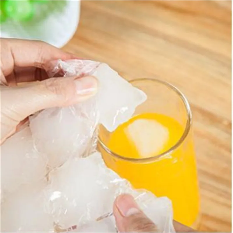 10 штук упак. одноразовые пакеты для льда лоток с формой кубиков Лето DIY питьевой