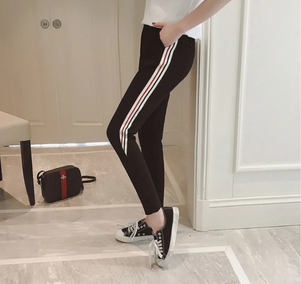 2018 горячая Распродажа повседневные расклешенные брюки на плоской подошве с