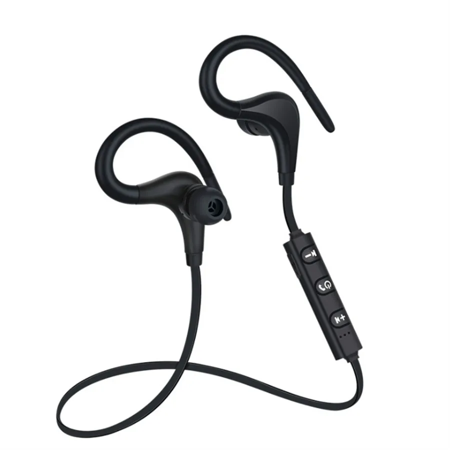 Black Спортивные Bluetooth наушники стерео беспроводные наушники в ухо Handfree гарнитура для бега ходьбы спортивные портативные аудио наушники C309 - Цвет: Black