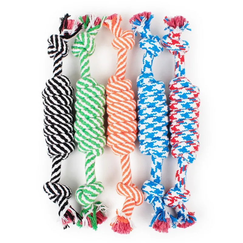 

Fashion Style Dog Toys Cotton Rope Rat Node Type Hard and Solid Chewing Molar Toy Fun and Relaxing for Dog Toys Pet Supplies