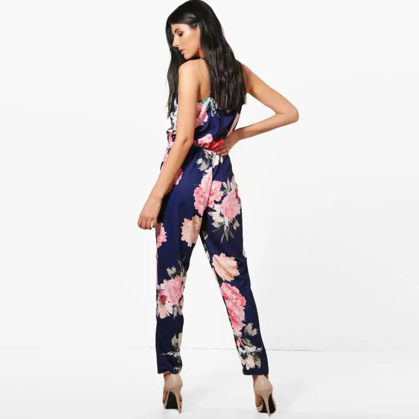 2017 Hot New Fashion Women Sexy Lace Crochet Bandage Bodycon Slip jumpsuit Z711 | Женская одежда