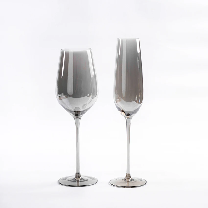 Креативная Хрустальная чашка серый бокал бокалы для шампанского Коктейльные