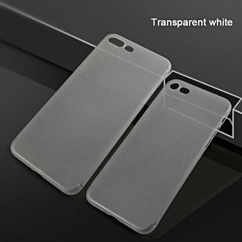 MeowCase Phone Case For iPhone X 7 8 6S 0.3MM Ultra Thin Matte PP Cover Coque Apple 6 6s Plus Capa Translucent |