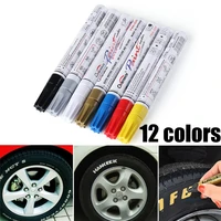 colorful waterproof pen car tyre tire tread metal permanent paint markers graffiti oily marker pen car styling