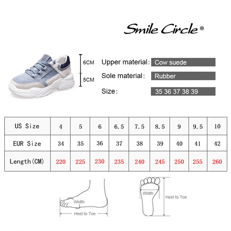 Smile Circle/2019 г. весенние замшевые кроссовки женская обувь на плоской подошве со