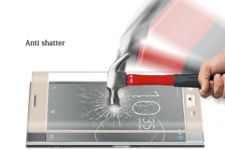 Arc edge стеклянная пленка для Sony Xperia XZ Премиум 3D изогнутая XZP E5563 G8142 полное покрытие