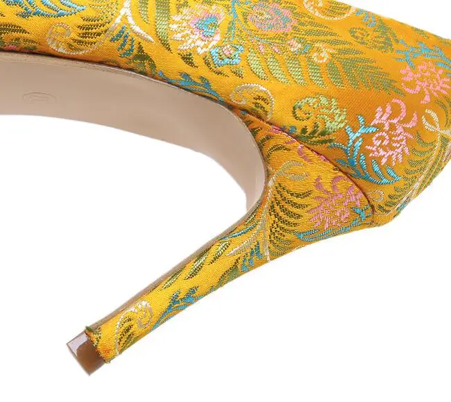 Zapatos Mujer Высококачественные пикантные женские туфли-лодочки на высоком каблуке с
