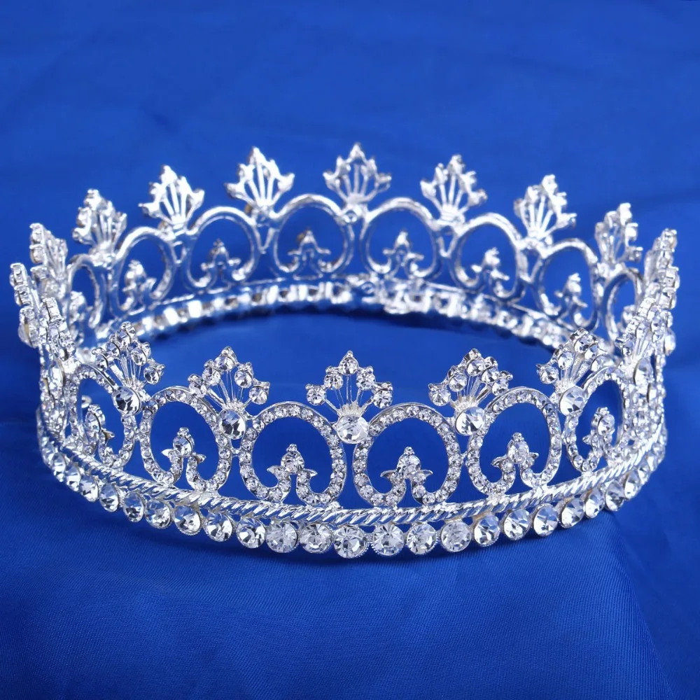 Корона головная повязка прозрачный кристалл павлин короны невесты стразы тиара