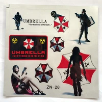 car stickers umbrella corporation creative reflective decoration decals for tablet laptop computer case auto tuning styling d16