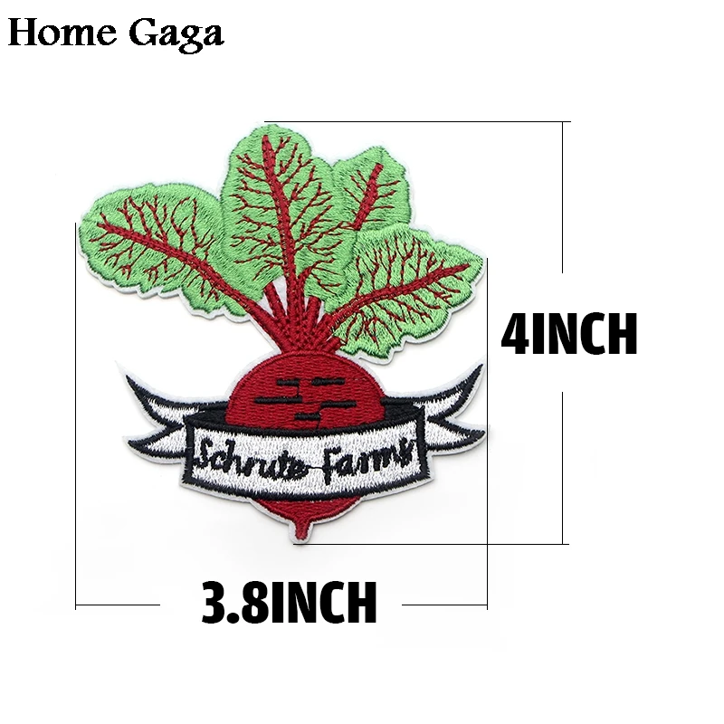 Homegaga Офис Дуайт Шрут ферма Патчи DIY вышитые значки Утюг на швейной одежде аппликация аксессуары стикер D1728