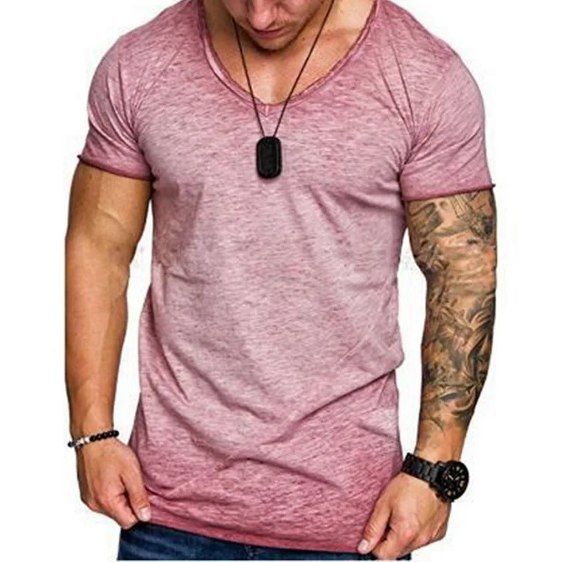 HEFLASHOR модная повседневная футболка в стиле хип хоп Мужская тонкая уличная одежда