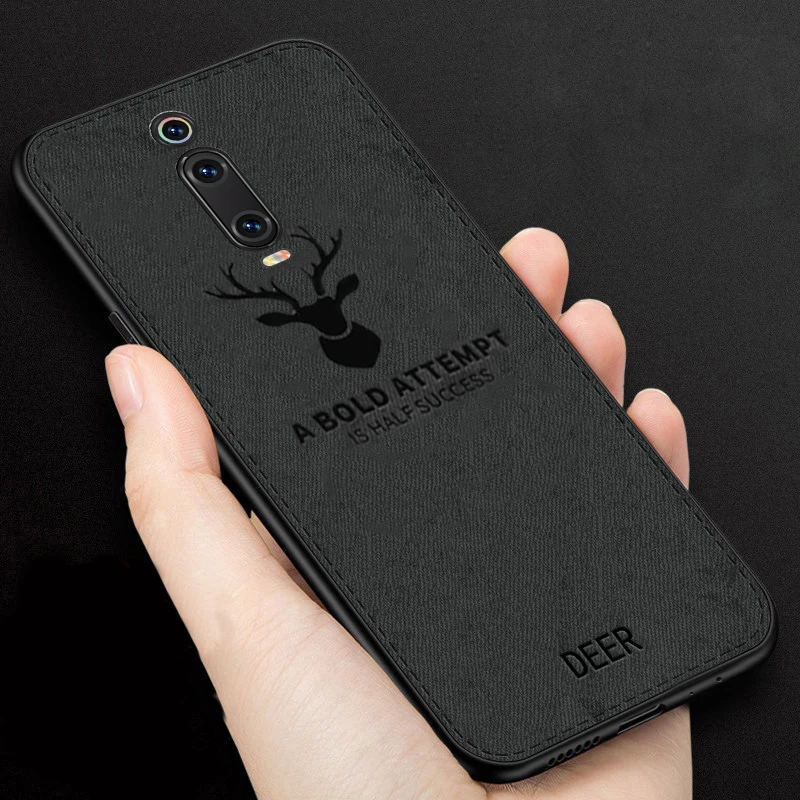 Чехол Raugee для Redmi K20 Pro Мягкий тканевый чехол из ТПУ с краями Note 7 задняя крышка Xiaomi
