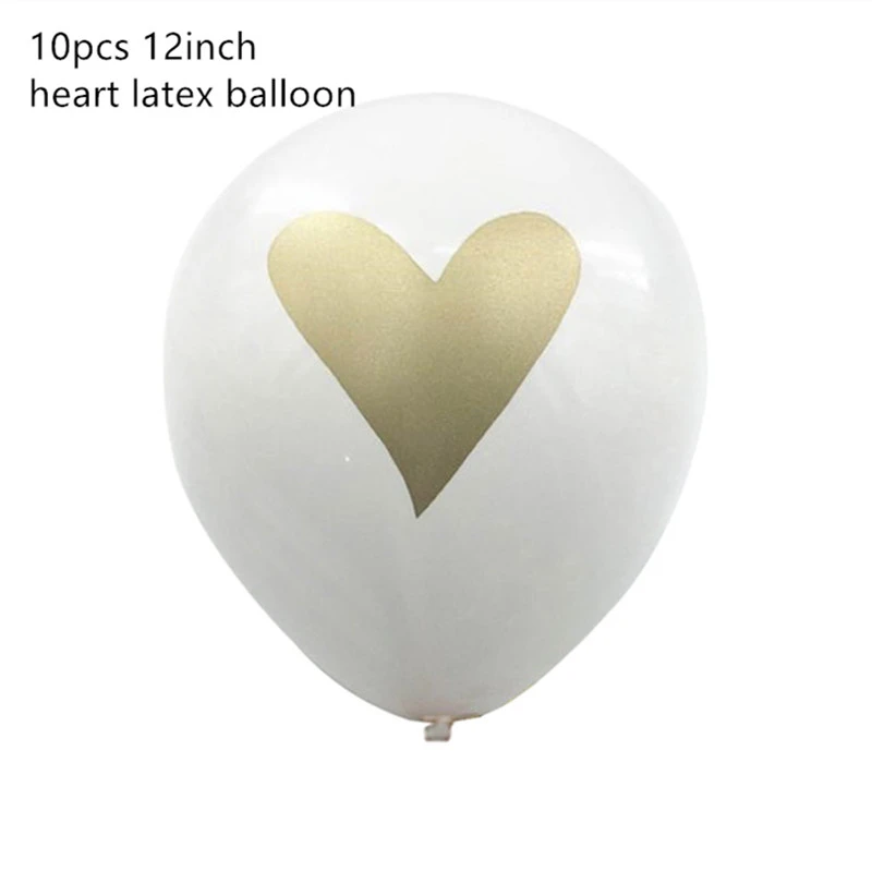 10pcs heart latex Baby Shower баннер его мальчик/девушка воздушный шар "Конфетти" Детские Пол раскрыть День рождения украшения подарок для детей вечерние Декор поставки - Цвет: 10pcs heart latex