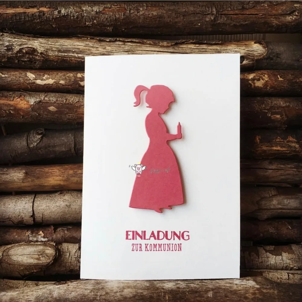 Металлические Вырубные штампы свинка Ремесло штамп форма 2019 новая свеча мальчик