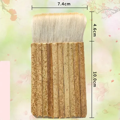 10 joint brush 6/10/12/18/24 совместных кисточки китайский Краски ing затенение широкая кисть бамбуковая трубка ручки Краски ing масла акварель Краски крепления щетки - Цвет: 10 joint brush