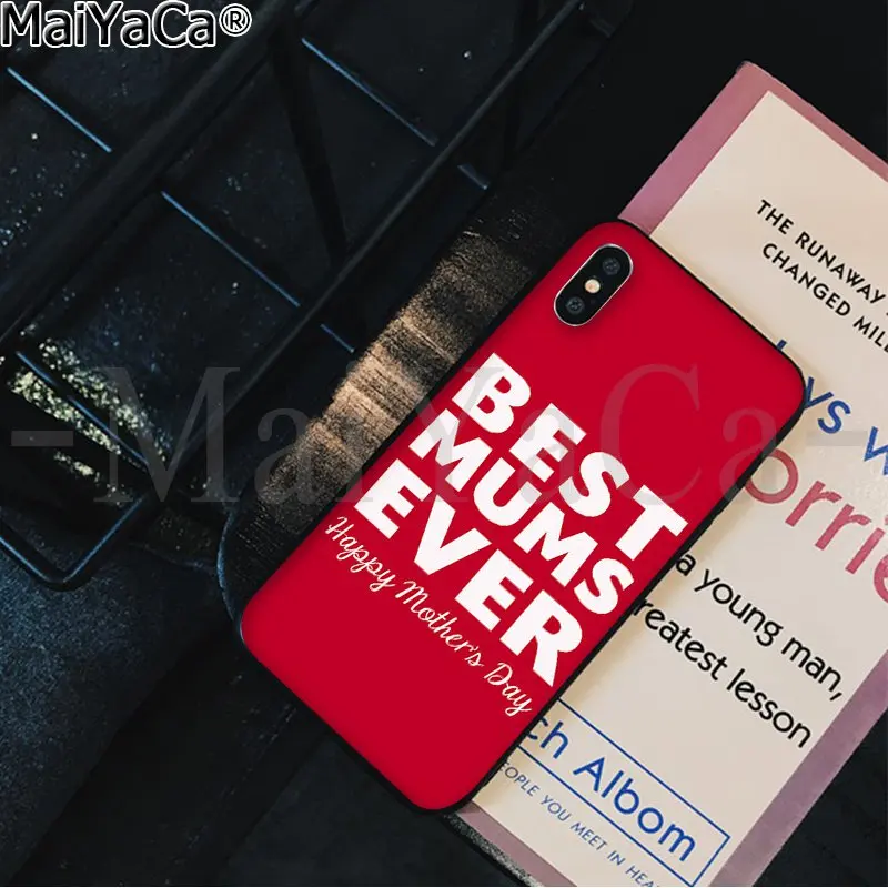 A15 MaiYaCa лучший мама День Новинка чехол для телефона Fundas чехол для Apple iPhone 8 7 6 6S Plus X XS MAX 5 5S SE XR чехол - Цвет: A15