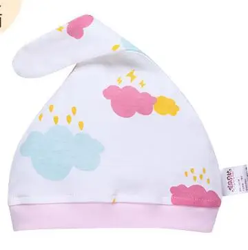 Soft Infant Baby Knotted Head Cap Prints Hats Suitable For 0-12 Month Cotton Breathable Hat | Детская одежда и обувь