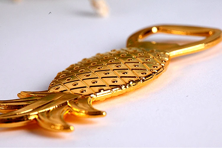 Fast Delivery New Arrival High Quality Party Favors Gold Pineapple Bottle Opener Wedding Favor Beers Openers Wholesale | Дом и сад