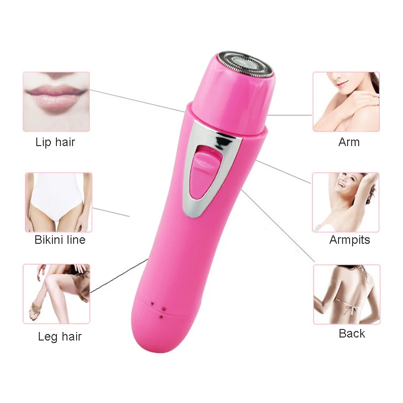 

Men 2 in 1 Electric Shaving Nose Trimmer Safe Face Care Ear Hair Removal Hair Eyebrow Trimer Clipper USB Rechargeable